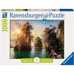 Ravensburger - Puzzle 1000 pièces - Lac de Cheow Lan, Thaïlande