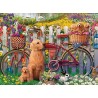 Ravensburger - Puzzle 500 pièces - Chiens mignons dans le jardin