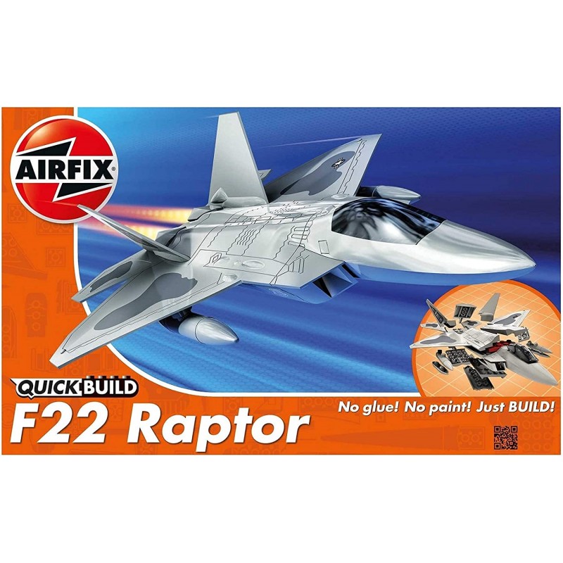 Airfix - Maquette d'avion - Quick Build - Raptor F22