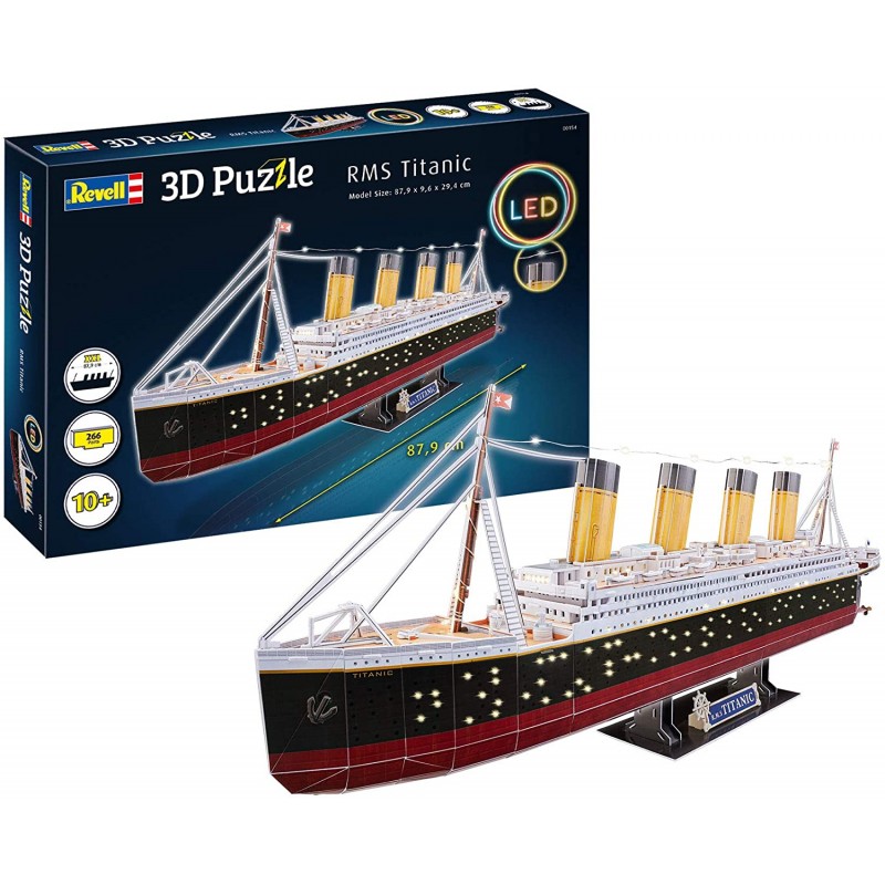 Revell - 154 - Puzzle 3D - RMS titanic LED