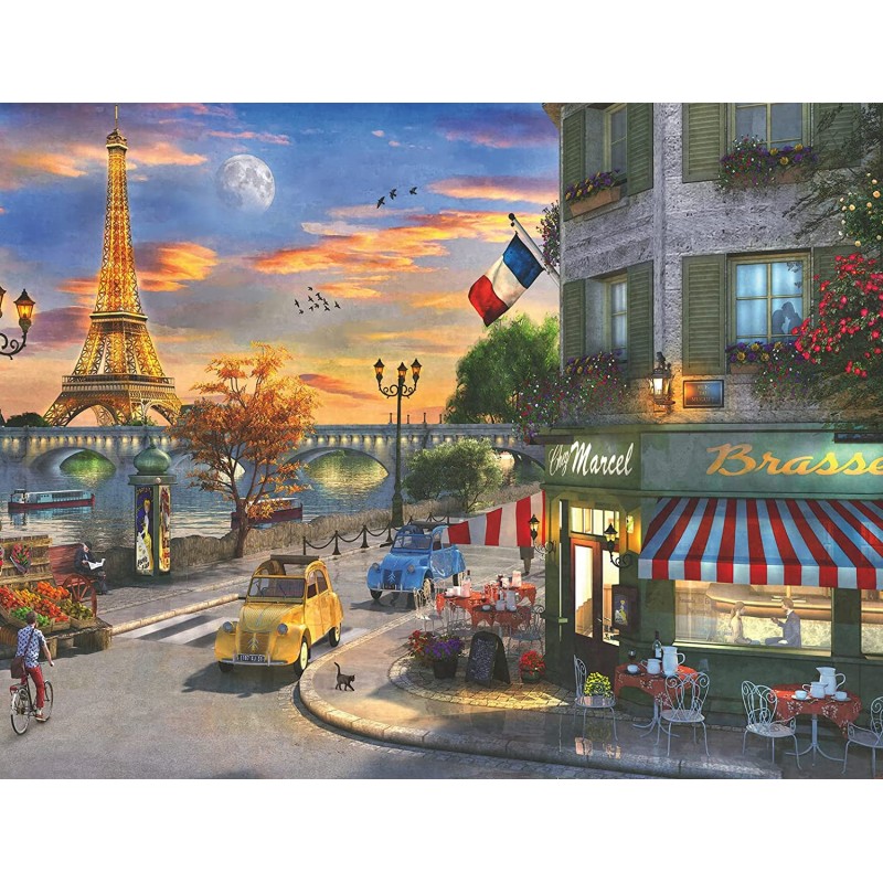 Ravensburger - Puzzle 2000 pièces - Une soirée romantique à Paris