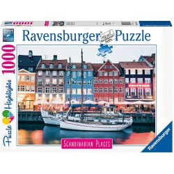Ravensburger - Puzzle 1000 pièces - Copenhague, Danemark - Puzzle Highlights