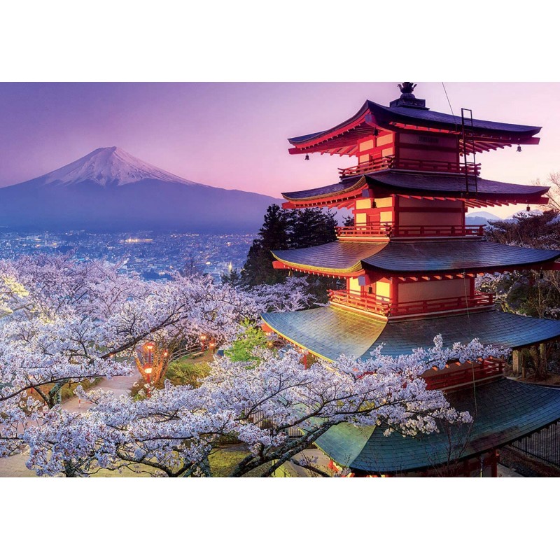Educa - Puzzle 2000 pièces - Mont Fuji au Japon