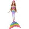 Mattel - Barbie - Poupée Dreamtopia - Sirène arc en ciel
