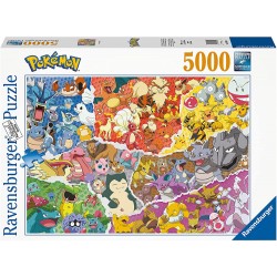 Ravensburger - Puzzle 5000 pièces - Pokémon Allstars