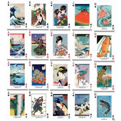 Piatnik - Jeu de 54 cartes - Estampes japonaises