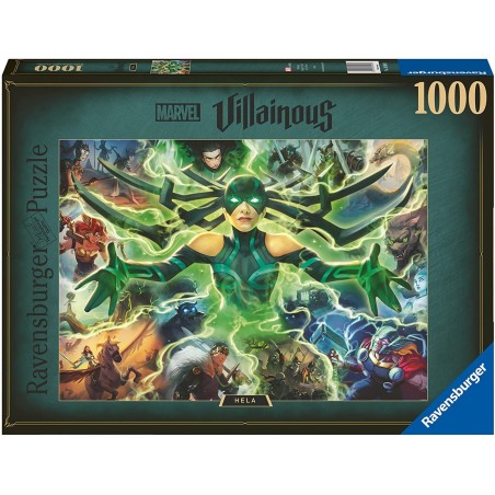 Ravensburger - Puzzle 1000 pièces - Hela - Marvel Villainous