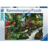 Ravensburger - Puzzle 2000 pièces - Le paradis des perroquets