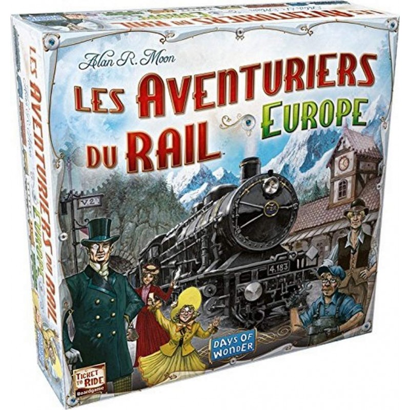 Asmodee - Jeu de société - Les Aventuriers du rail - Jeu de base Europe