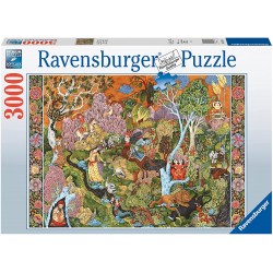 Ravensburger - Puzzle 3000 pièces - Jardin des signes solaires