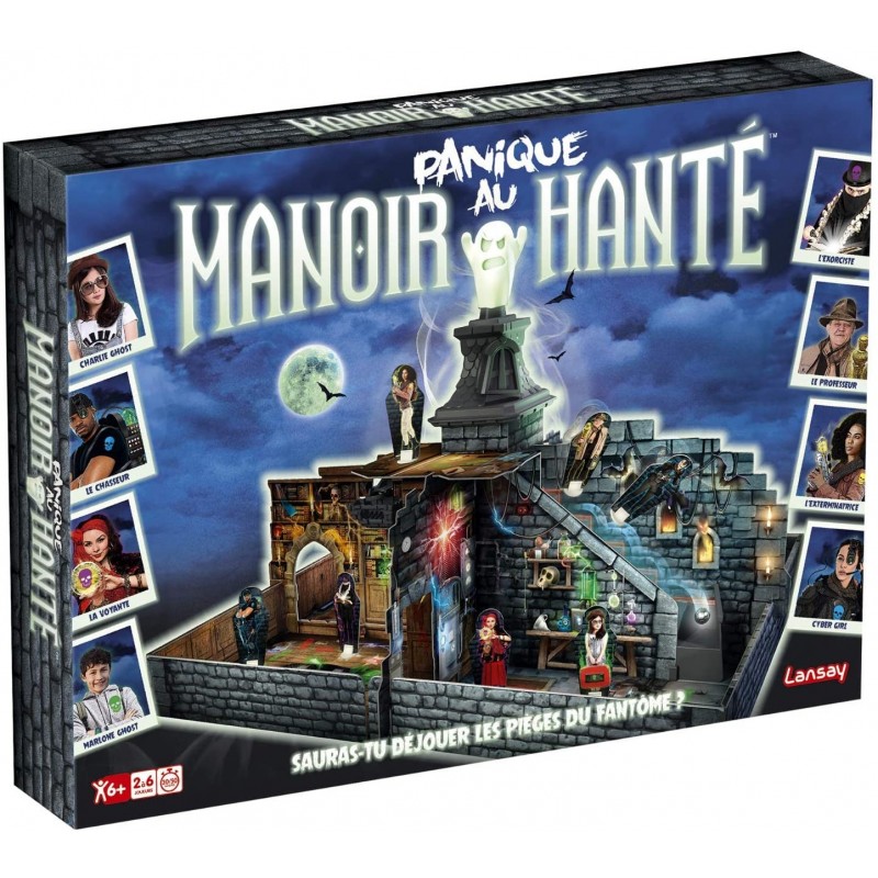 Panique au Manoir Hanté - Jeu de société - Lansay