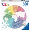 Ravensburger - Puzzle Rond 500 pièces - Mandala