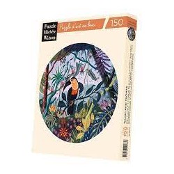 Michèle Wilson - Puzzle d'art en bois - 150 pièces - Le toucan - Ariel