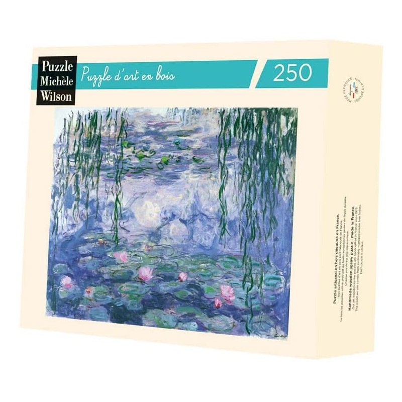 Michèle Wilson - Puzzle d'art en bois - 250 pièces - Nymphéas et Saules - Monet