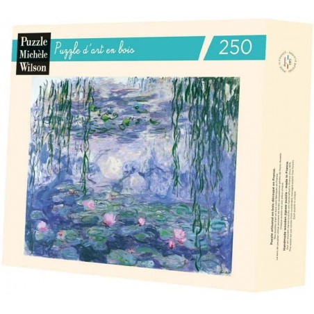 Michèle Wilson - Puzzle d'art en bois - 250 pièces - Nymphéas et Saules - Monet
