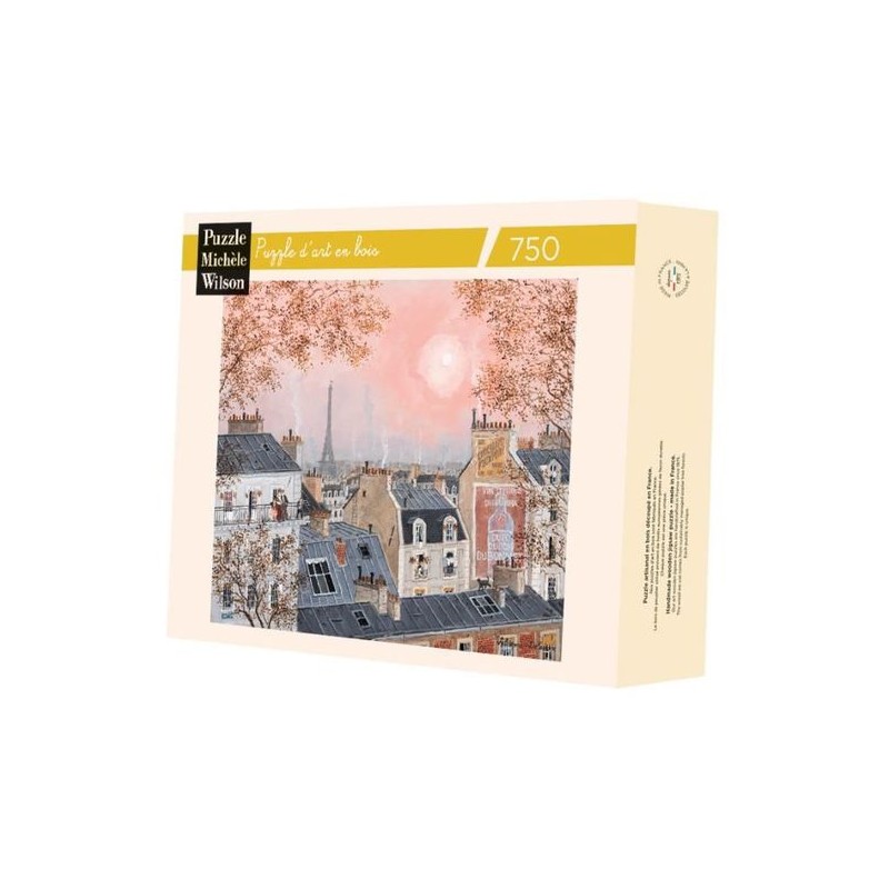 Michèle Wilson - Puzzle d'art en bois - 750 pièces - Ciel rose en hiver - Delacroix