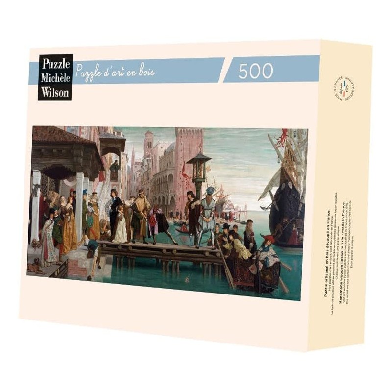 Michèle Wilson - Puzzle d'art en bois - 500 pièces - Le départ de l'enfant prodigue - Tissot