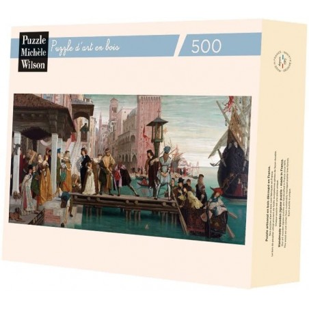 Michèle Wilson - Puzzle d'art en bois - 500 pièces - Le départ de l'enfant prodigue - Tissot