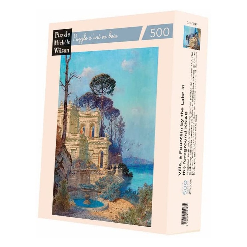 Michèle Wilson - Puzzle d'art en bois - 500 pièces - Villa au bord du lac - Knab
