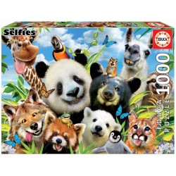 Educa - Puzzle 1000 pièces - Selfie des animaux