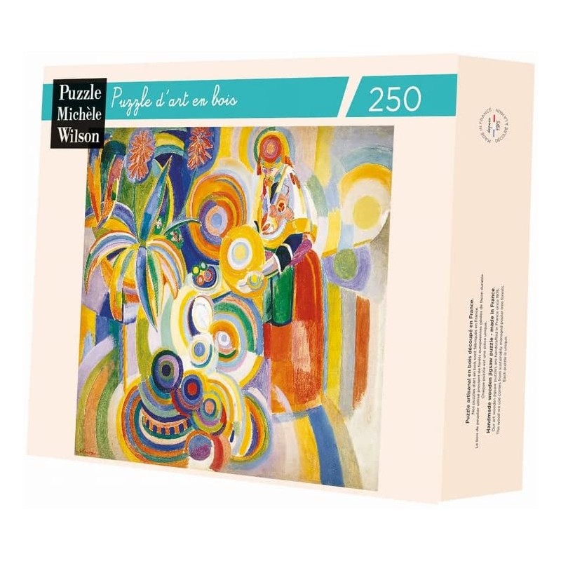 Michèle Wilson - Puzzle d'art en bois - 250 pièces - La femme Portugaise - Delaunay