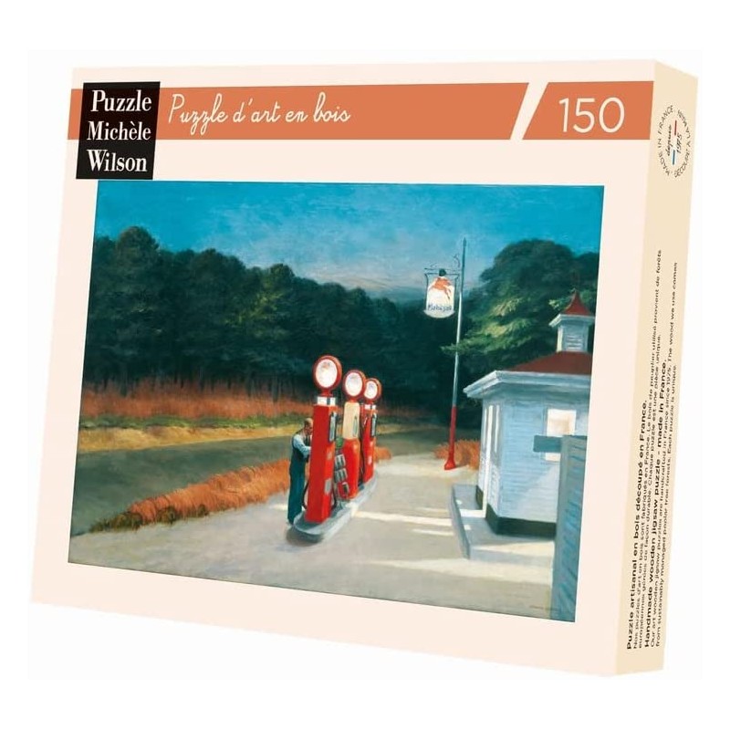 Puzzle Michèle Wilson - Gaz d'Edward Hopper - Bois - A1018-150