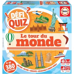 Educa - Jeu d'apprentissage - Défi Quiz - Le tour du Monde