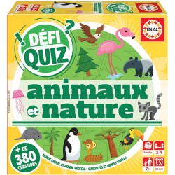 Educa - Jeu d'apprentissage - Défi Quiz - Animaux et nature