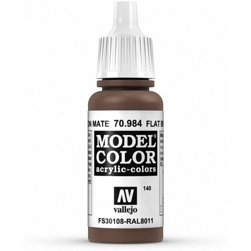 Prince August - Peinture acrylique - 984 - Marron mat - 17 ml