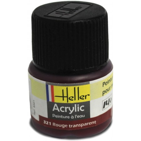 Heller - 9321 - Peinture - Rouge Transparent