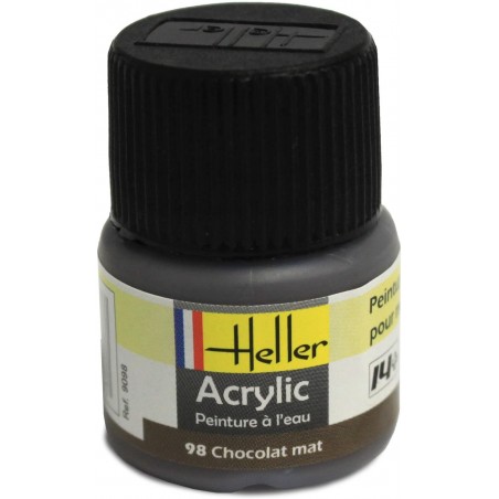 Heller - 9098 - Peinture - Chocolat Mat