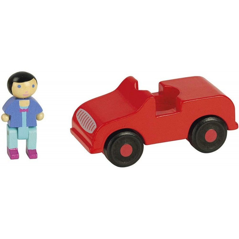 Jeujura - 8083- Jeux de Construction-Voiture Rouge