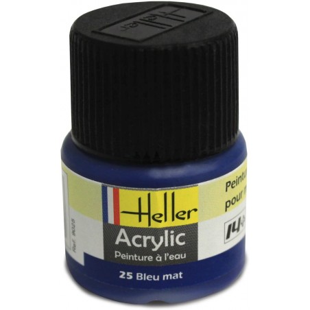 Heller - 9025 - Peinture - Bleu Mat