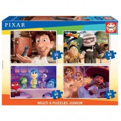 Educa - Puzzle 20, 40, 60 et 80 pièces - Disney Pixar classiques
