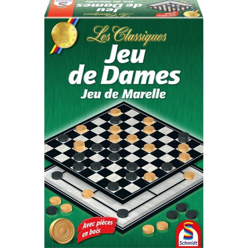 Schmidt - Jeu de société - Classic Line - Jeu de dames