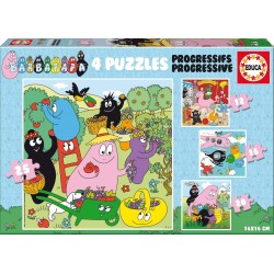 Educa - Puzzle 12, 16, 20 et 25 pièces - Barbapapa
