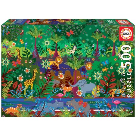Educa - Puzzle 500 pièces - Jungle