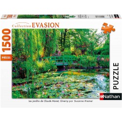 Nathan - Puzzle 1500 pièces - Les jardins de Claude Monet, Giverny