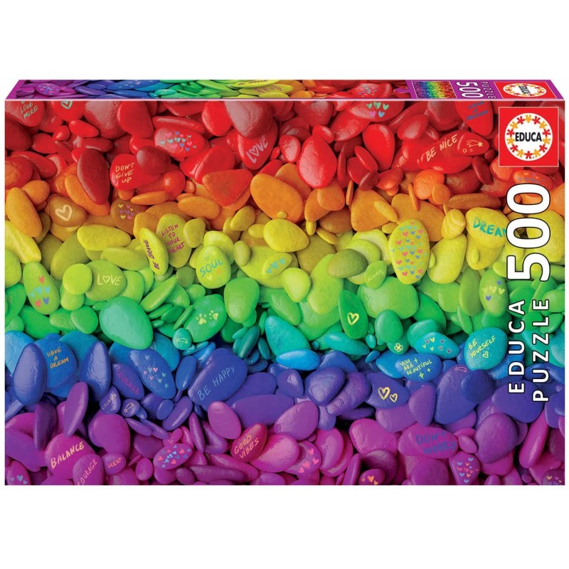 Educa - Puzzle 500 pièces - Pierres de couleur