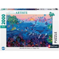 Nathan - Puzzle 2000 pièces - Merveilles de l'océan - Peggy Nille