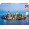Educa - Puzzle 1000 pièces - Coucher de soleil à Shanghai