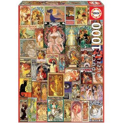 Educa - Puzzle 1000 pièces - Mosaique Art nouveau
