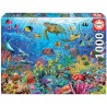 Educa - Puzzle 1000 pièces - Tortues au paradis