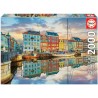 Educa - Puzzle 2000 pièces - Port de Copenhague
