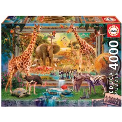 Educa - Puzzle 4000 pièces - Retour de la Savane