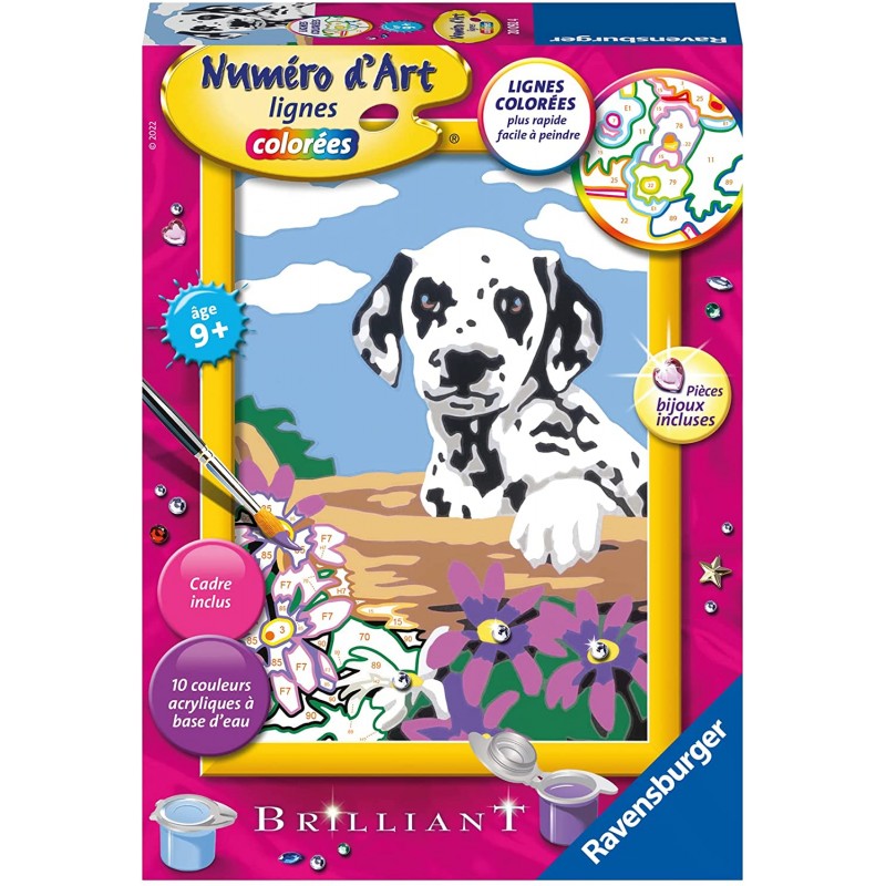 Ravensburger - Numéro d'art - 13x18cm - Bébé dalmatien