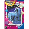 Ravensburger - Numéro d'art - 13x18cm - Licorne et étoiles