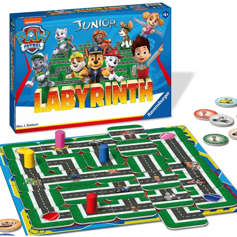 Ravensburger - Jeu de société - Labyrinthe Junior Pat Patrouille