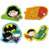 Clementoni - Puzzle 3, 6, 9, et 12 pièces - DC Comics super friends Justice League