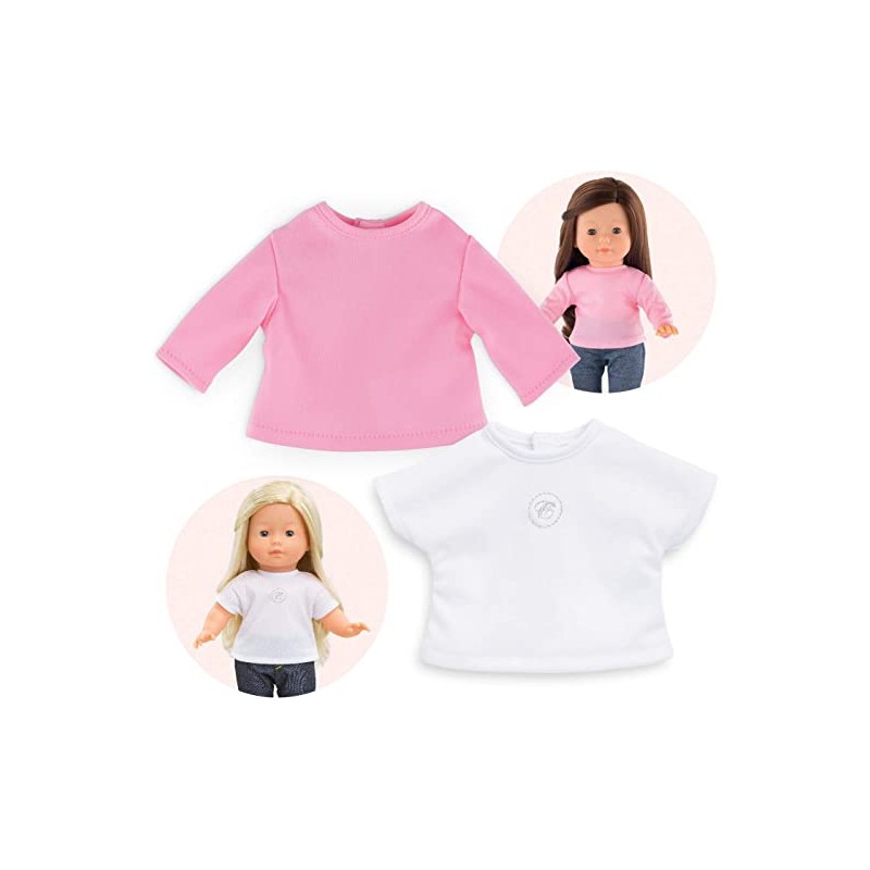 Corolle - Vêtement de poupée - Ensemble de 2 T-shirts - 36 cm